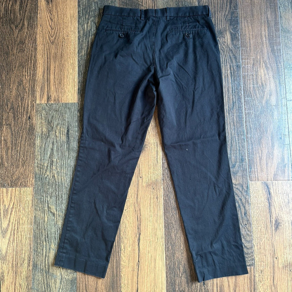 Express Men’s Photographer Pants 31x32 Black Slim Fit Stretch Dress Chinos - Picture 2 of 6